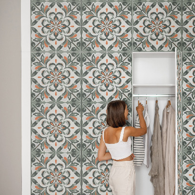 Vinilo para mueble Simetría floral