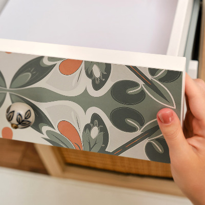 Vinilo para mueble Simetría floral