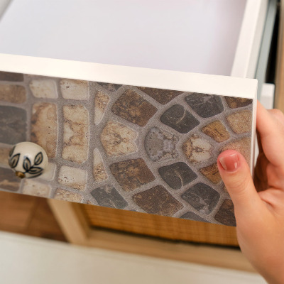 Vinilo adhesivo para mueble Mosaico de piedra