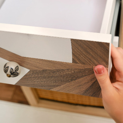 Pegatina para mueble Madera y mármol