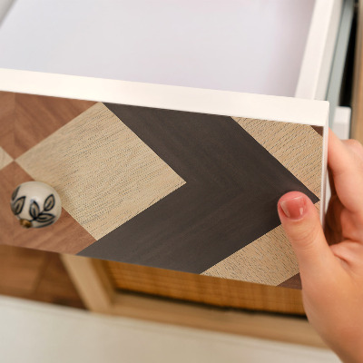 Papel adhesivo para mueble Cuadrados de madera