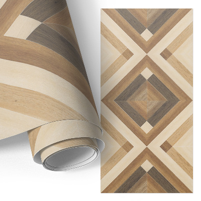 Vinilo para mueble Mosaico de madera