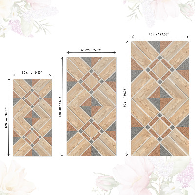 Pegatina para mueble Mosaico de madera