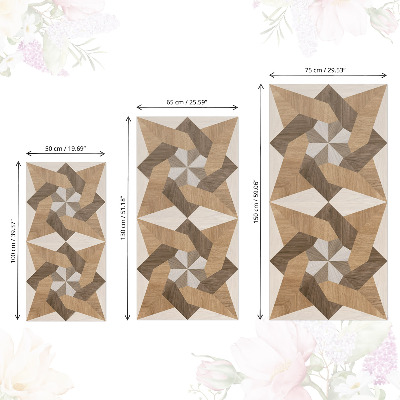 Pegatina para mueble Adornos de madera