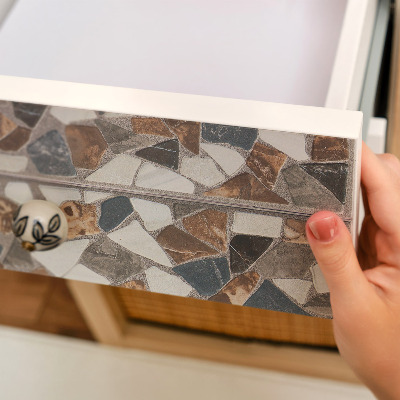 Vinilo para mueble Mosaico de piedra