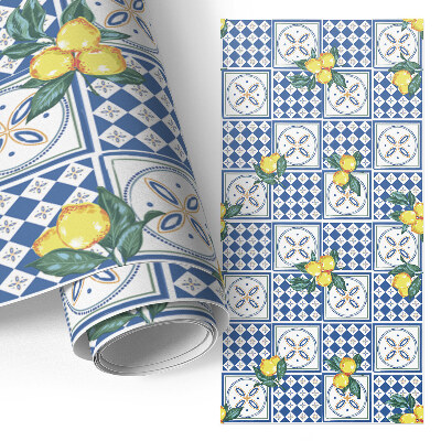 Pegatina para mueble Patrones de limón