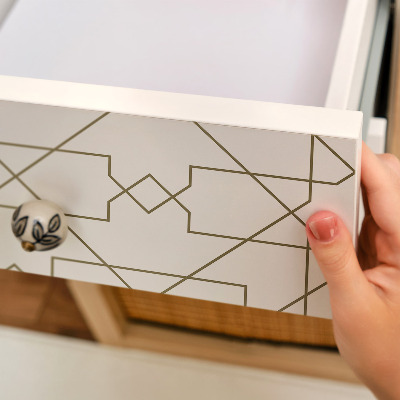 Papel adhesivo para mueble Armonía de patrones