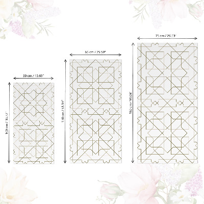 Papel adhesivo para mueble Armonía de patrones