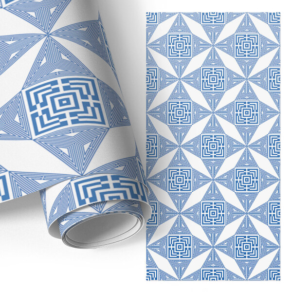 Vinilo adhesivo para mueble Mosaico griego