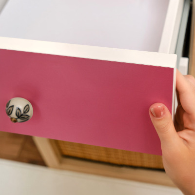 Vinilo para mueble Rosa energía