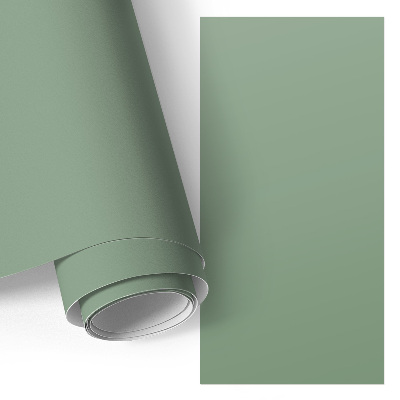 Papel para forrar mueble en color verde apagado