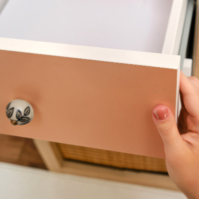 Vinilo adhesivo para mueble Naranja pastel