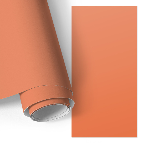 Papel pintado para mueble Naranja fuerte