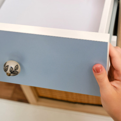 Vinilo para mueble Azul bebé