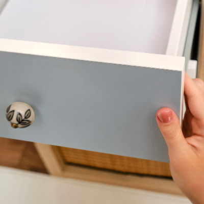 Vinilo adhesivo para mueble Azul pastel