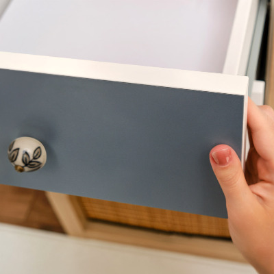 Vinilo adhesivo para mueble Azul marino pastel