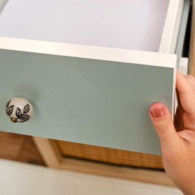 Papel pintado para mueble Degradado turquesa