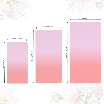 Pegatina para mueble Degradado rosa