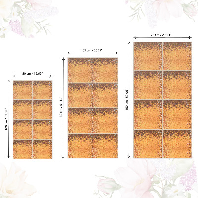 Pegatina para mueble Bloques de vidrio