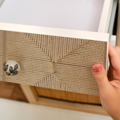 Vinilo para mueble Geometría trenzada