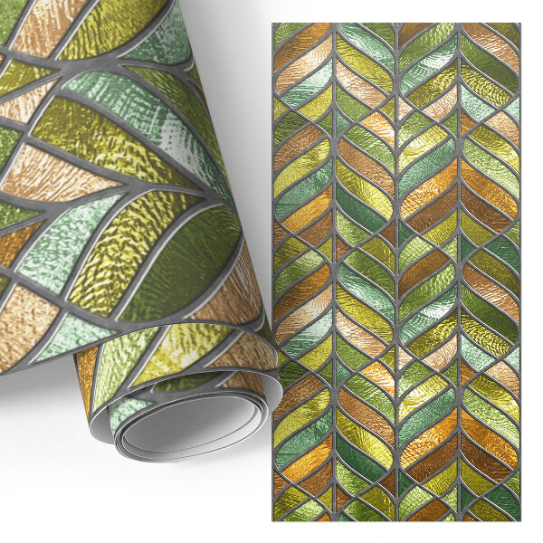 Papel adhesivo para mueble Hojas de vidrieras