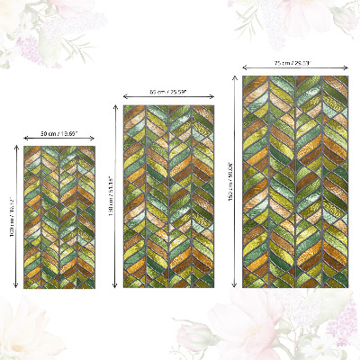 Papel adhesivo para mueble Hojas de vidrieras