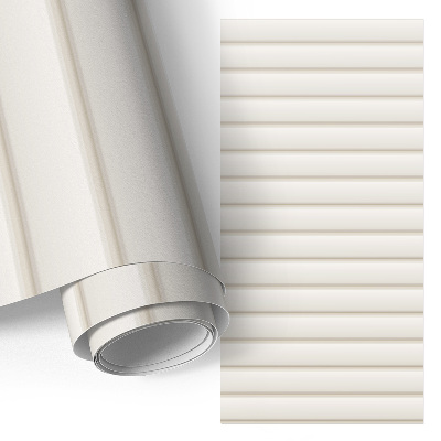 Papel pintado para mueble con un diseño de líneas en tono crema