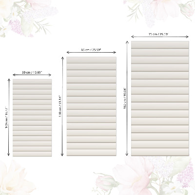 Pegatina para mueble Rayas horizontales