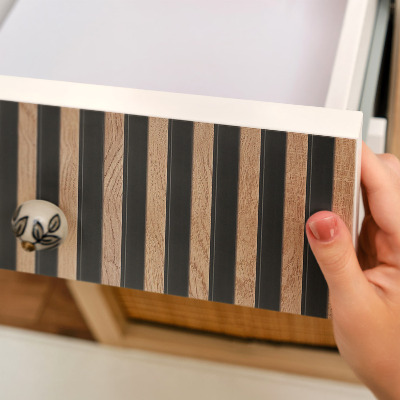 Papel adhesivo para mueble Listones verticales