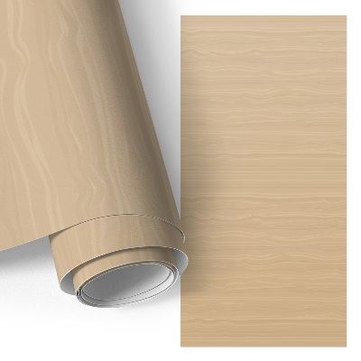 Papel adhesivo para mueble con un diseño de anillos en color beige
