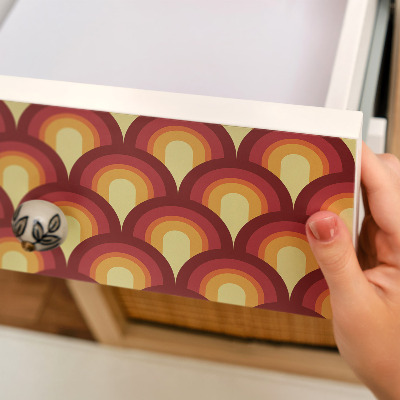 Papel pintado para mueble Patrón retro
