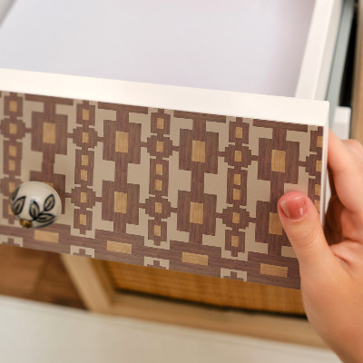 Vinilo para mueble Patrón retro