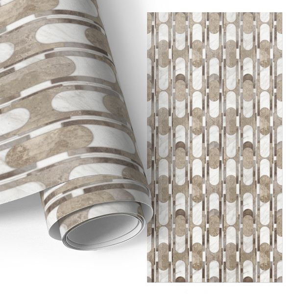 Pegatina para mueble Patrones terrestres