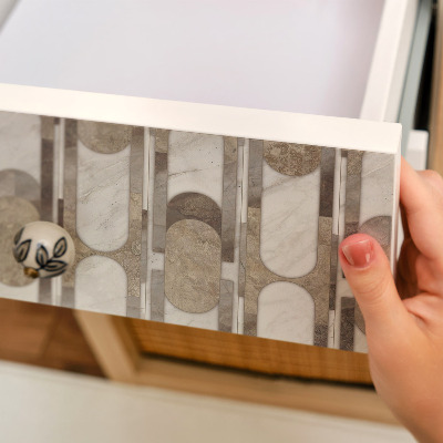 Pegatina para mueble Patrones terrestres