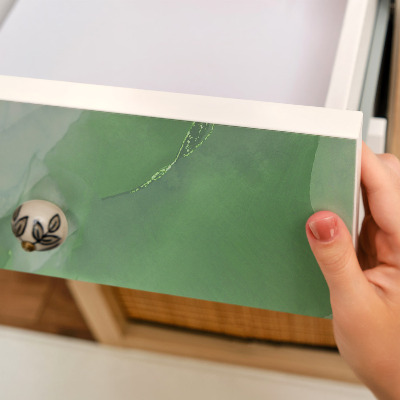 Vinilo adhesivo para mueble Abstracción verde
