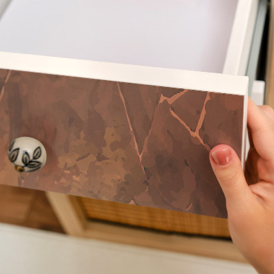 Papel pintado para mueble con diseño de mosaico de piedra