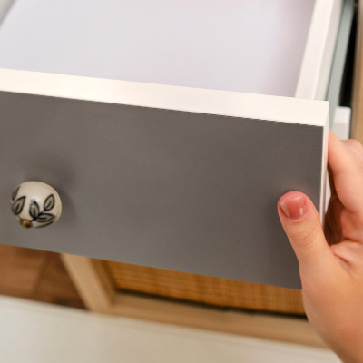 Vinilo para mueble Gris oscuro