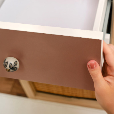 Papel pintado para mueble Naranja oscuro