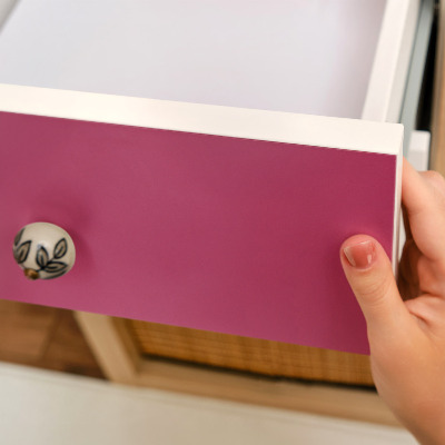 Pegatina para mueble Rosa intenso