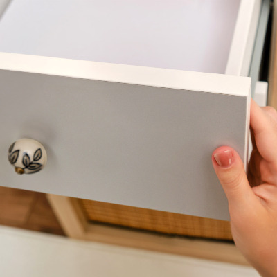 Papel adhesivo para mueble Gris liso