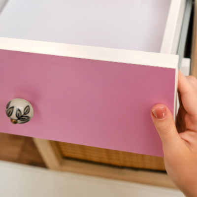 Papel para forrar mueble Rosa frío