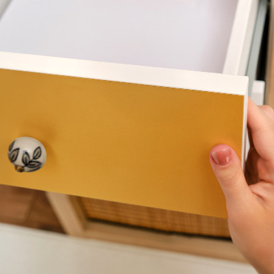 Papel adhesivo para mueble Naranja intenso