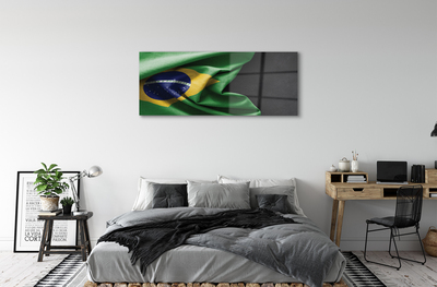 Cuadro de cristal Bandera de brasil