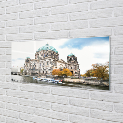 Cuadro de cristal Alemania berlin río catedral