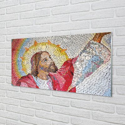 Cuadro de cristal Mosaico de jesús