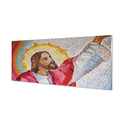 Cuadro de cristal Mosaico de jesús