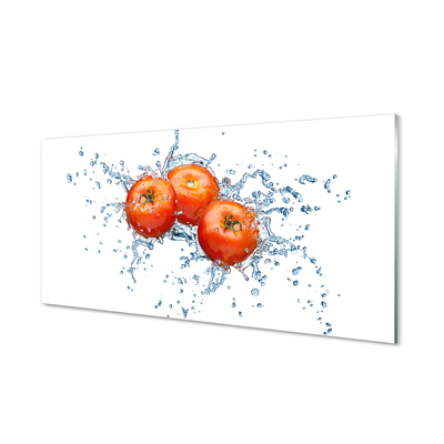 Cuadro de cristal Agua tomates