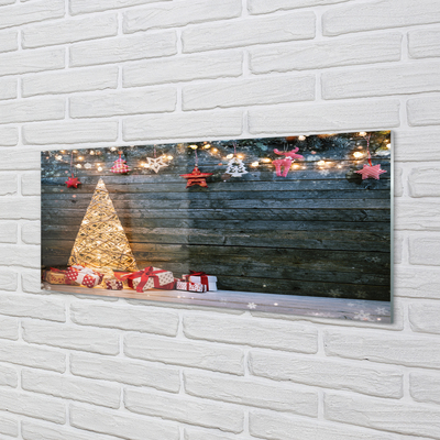 Cuadro de cristal Regalos de navidad decoración del árbol de tableros