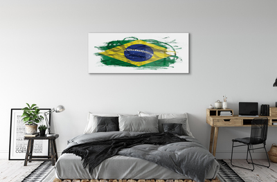 Cuadro de cristal Bandera de brasil