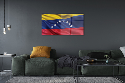 Cuadro de cristal Bandera de venezuela